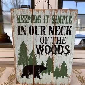 Cabin Bear Decor